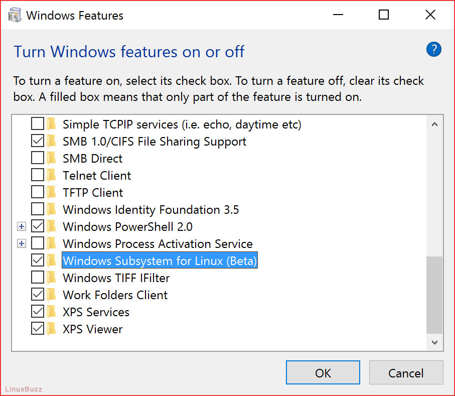 Windows-Subsystem-for-Linux-option-windows10
