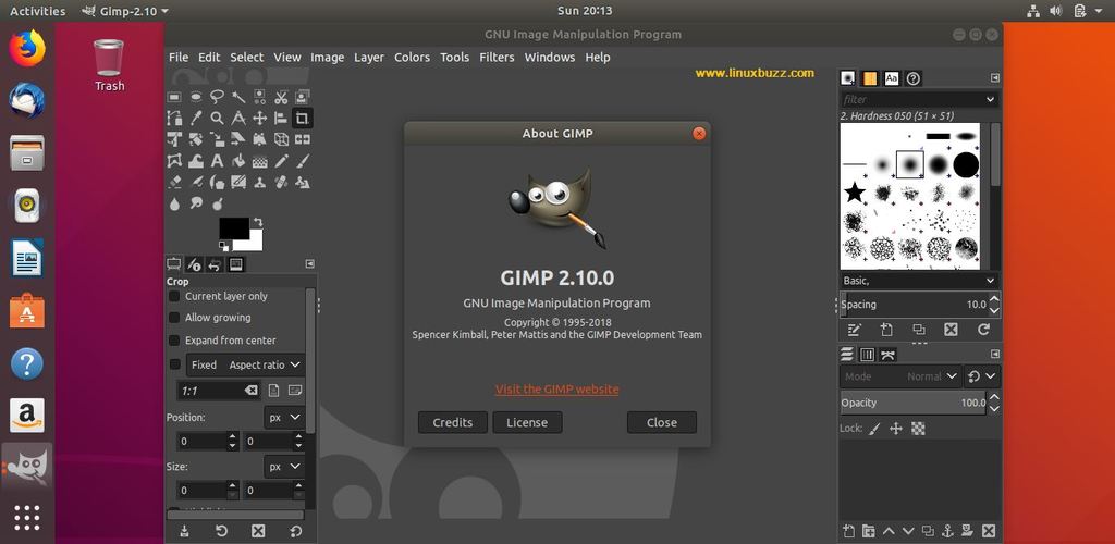 GIMP2-10-Ubuntu18-04