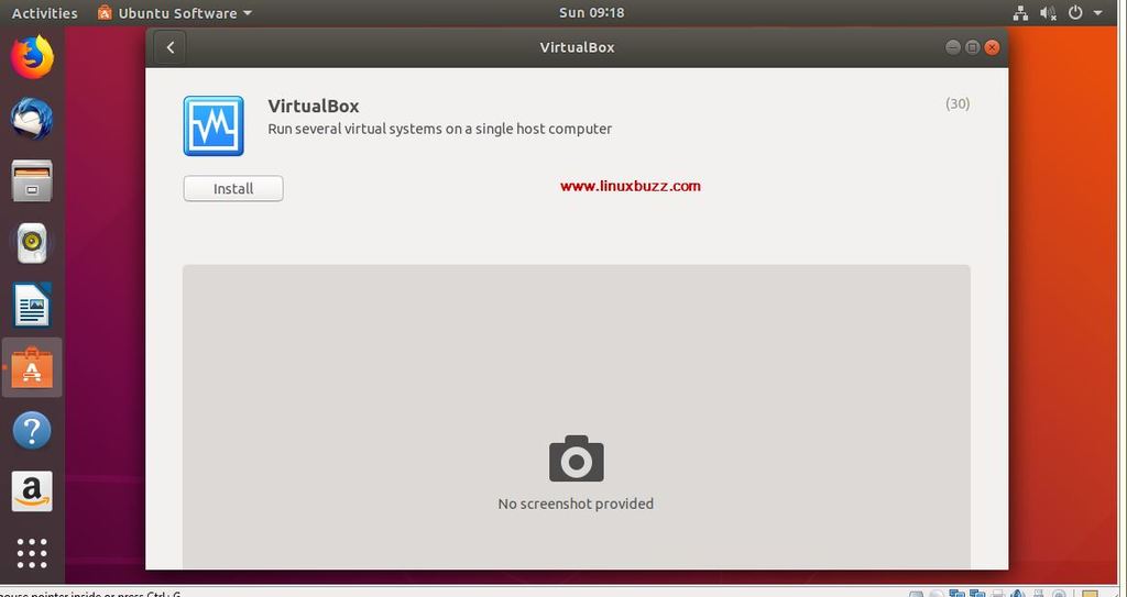 Search-VirtualBox-Ubuntu18-04