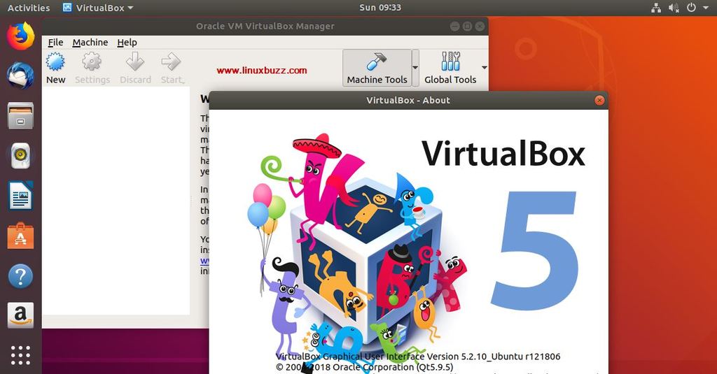 Ubuntu18-04-VirtualBox-GUI