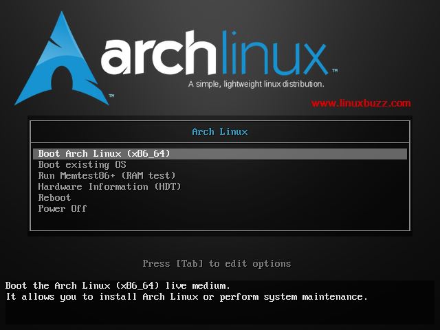 Choose-Boot-Arch-Linux