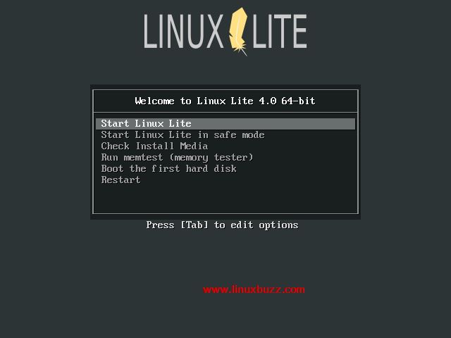 LinuxLite4-Installation-screen