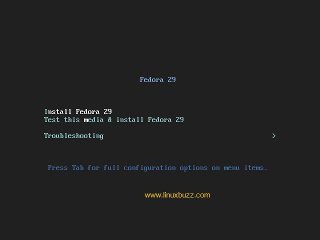 Fedora-29-Server-Installation-Screen