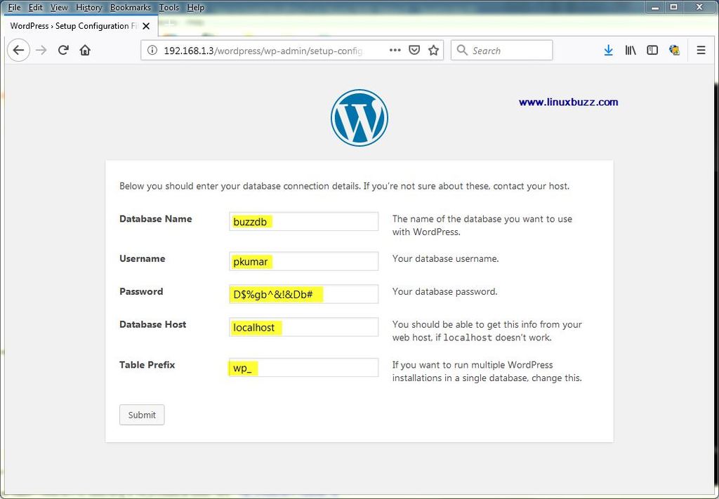 Wordress-Installation-DB-User-Name-Ubuntu18