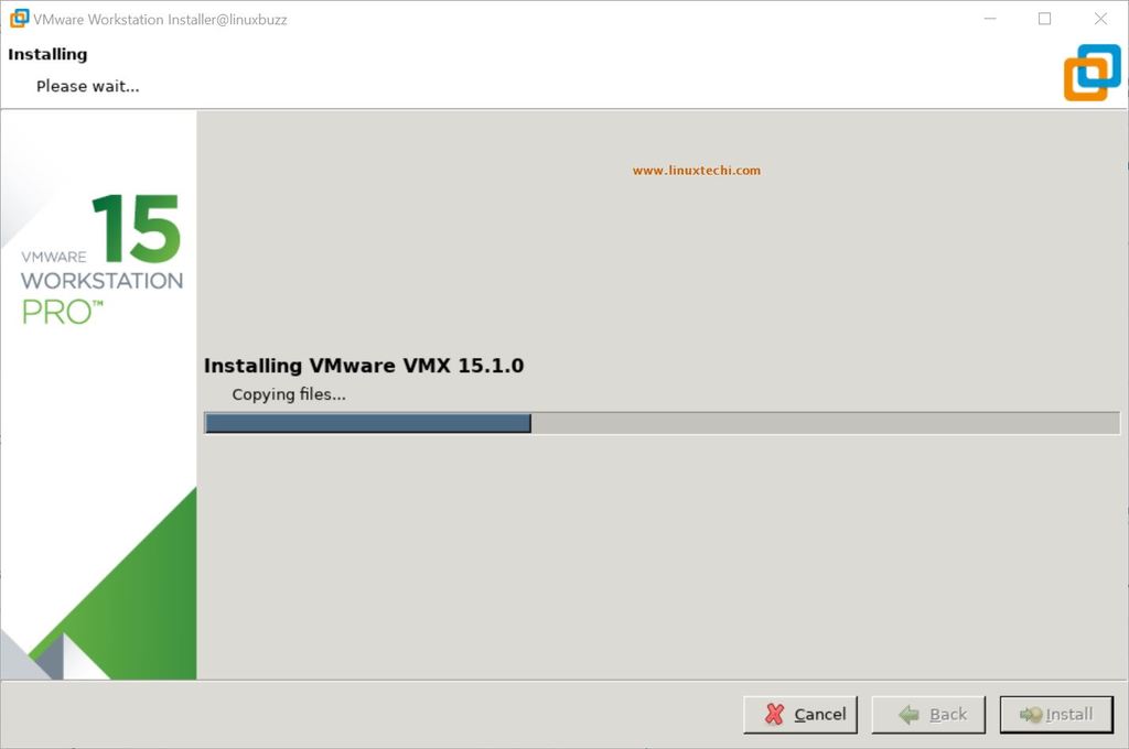 VMware-Workstation-Installation-Progress