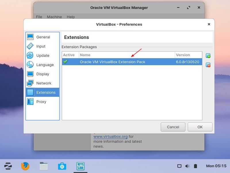 Extension-Pack-VirtualBox-GUI-Zorin-OS-15