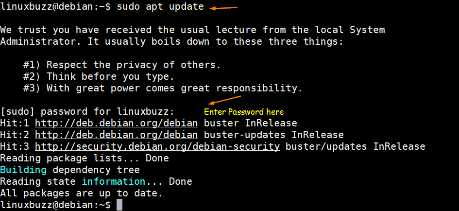 Run-Command-with-sudo-Debian-linux