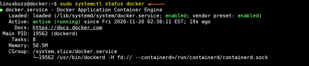 docker-service-status-debian10