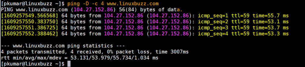ping-with-d-option-linux