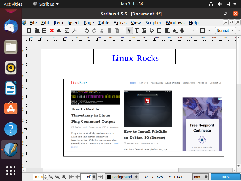 scribus linux scribus linux