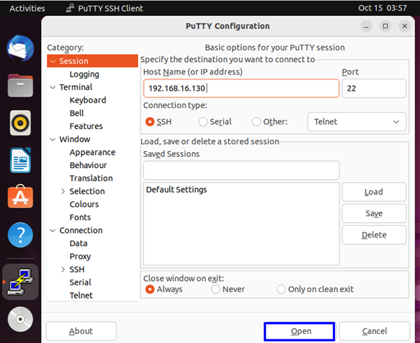 PuTTY-GUI-Linux