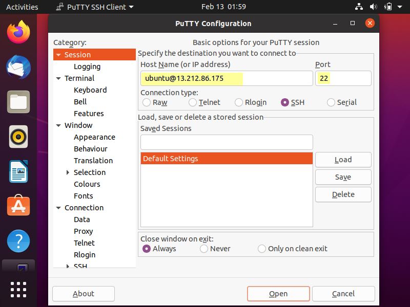 Installing Putty