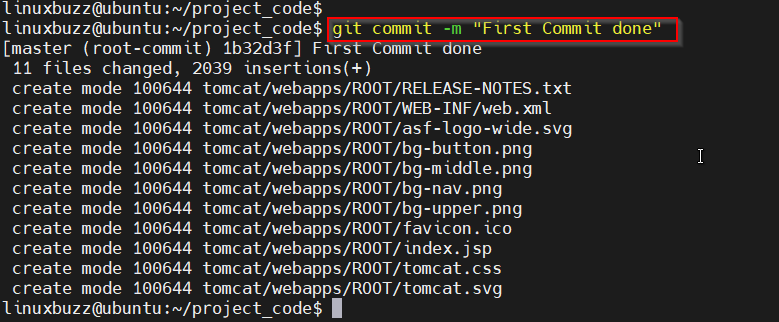 Git-Commit-Changes-Linux
