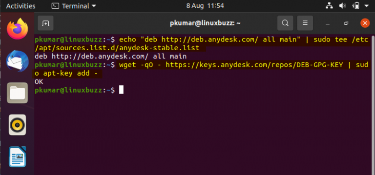 install anydesk lubuntu