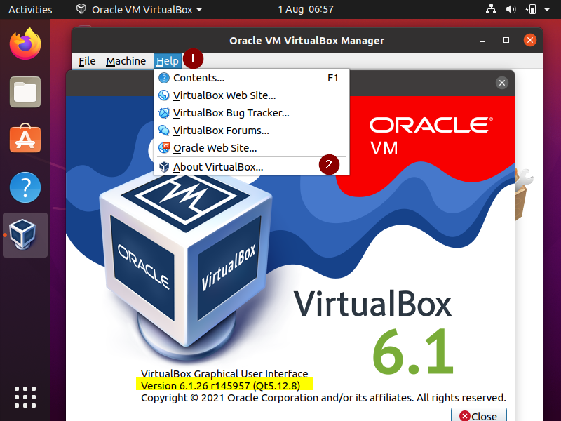 archlinux oracle vm virtualbox extension pack