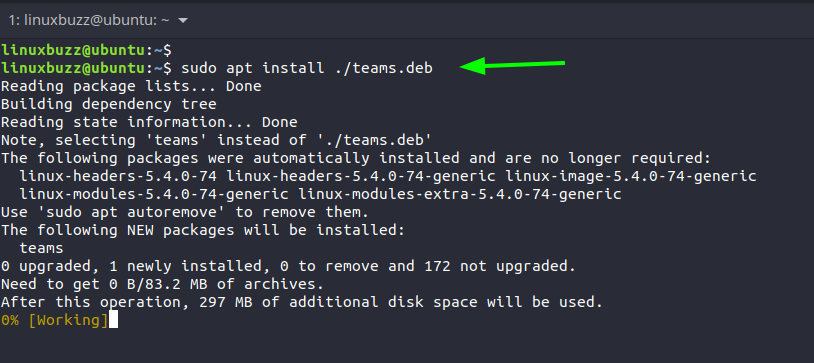 Install-Teams-with-apt-command