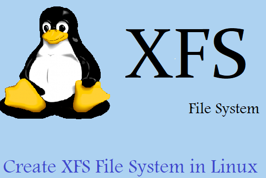 Create-XFS-File-System-Linux