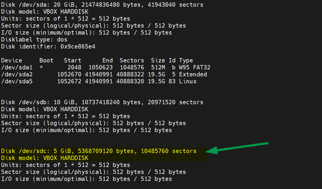 fdisk-l-command-linux