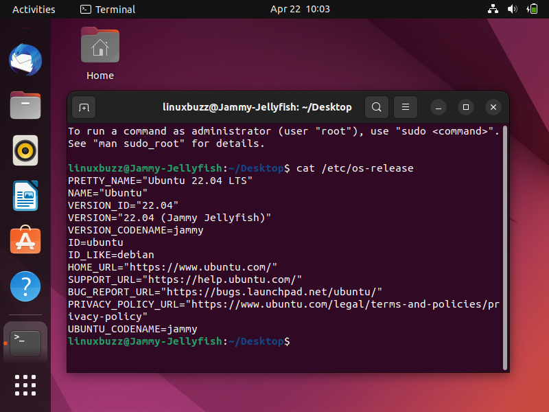 Desktop-screen-Ubuntu-22-04