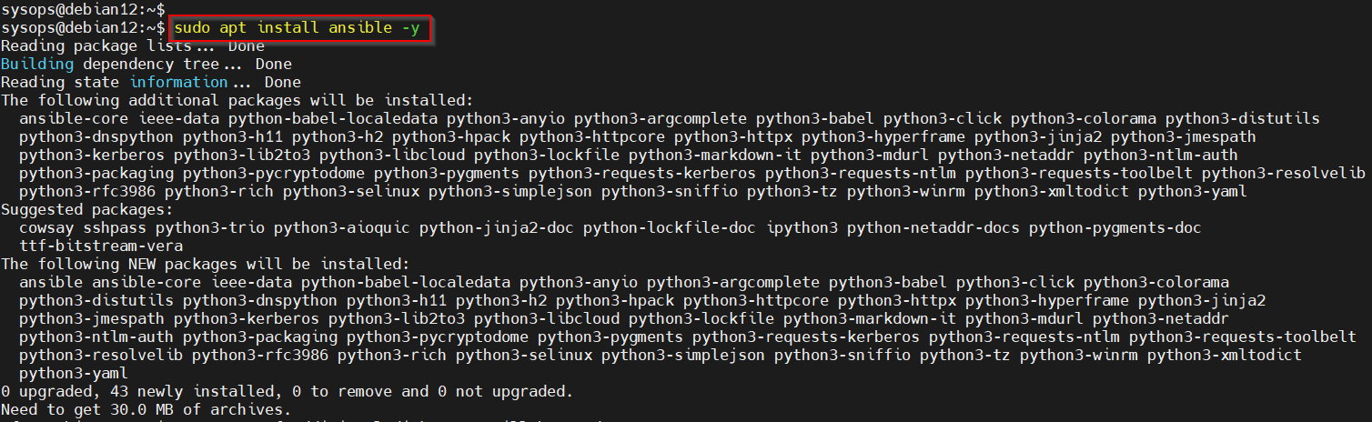 Install-Ansible-Automation-Tool-on-Debian12