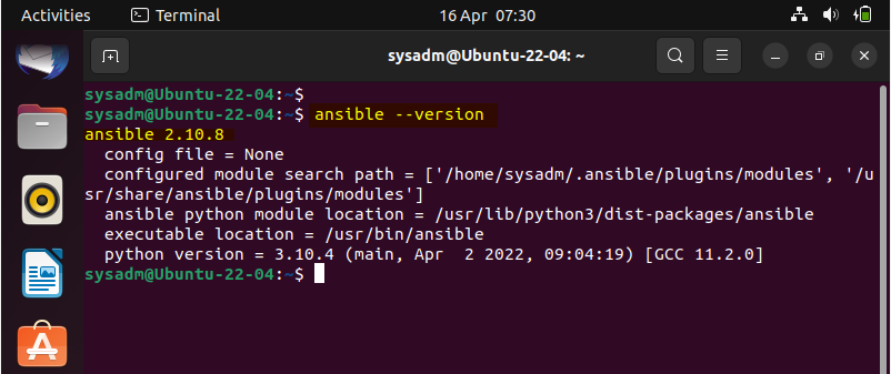 Verify-Ansible-Version-Ubuntu-Linux