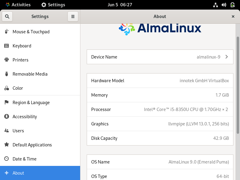 OS-System-Information-AlmaLinux9