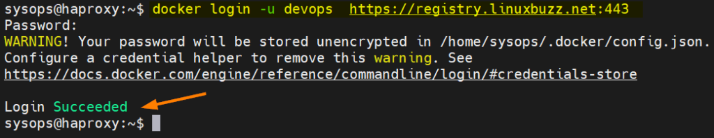 Login-Docker-Registry-Succeeded