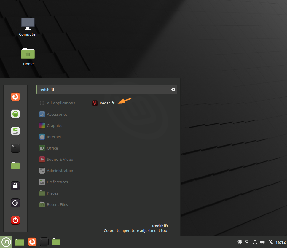 Enable-Redshift-Linux-Mint21
