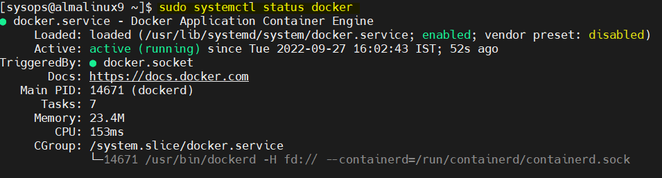 Docker-Service-Status-AlmaLinux9