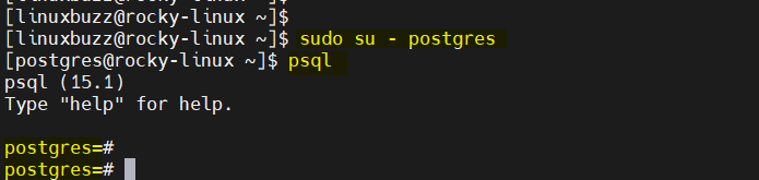 Connect-Postgresql-withoutpassword-rockylinux