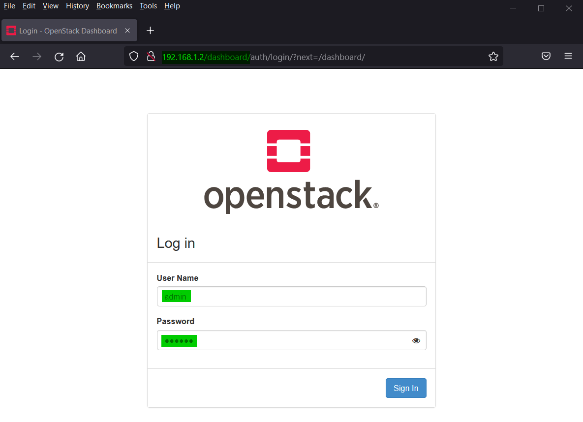 Login -OpenStack-Dashboard-Ubuntu-Linux