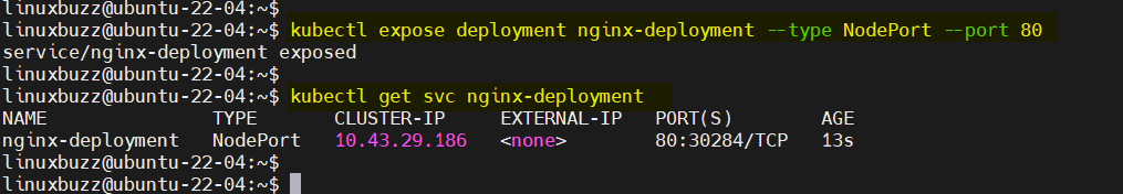 Expose-Nginx-Deployment-k3s-Kubernetes