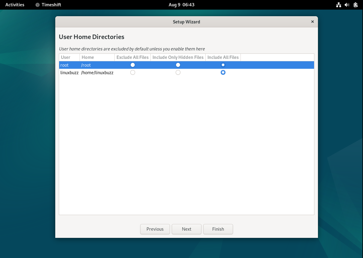 Choose Folder Files Timeshift Backup Debian12 Choose-Folder-Files-Timeshift-Backup-Debian12