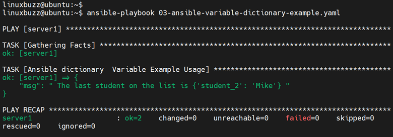 03-varaible-list-example2-playbook-execution