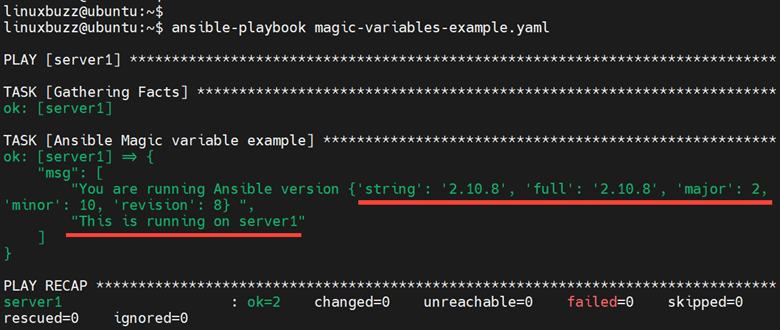 Magic-Variables-Ansible-Playbook