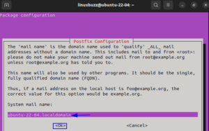 postfix mail server configuration in linux step by step ubuntu