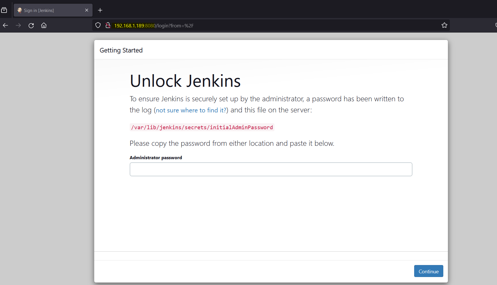 Jenkins-Web-Interface-First-Page-Ubuntu-22-04