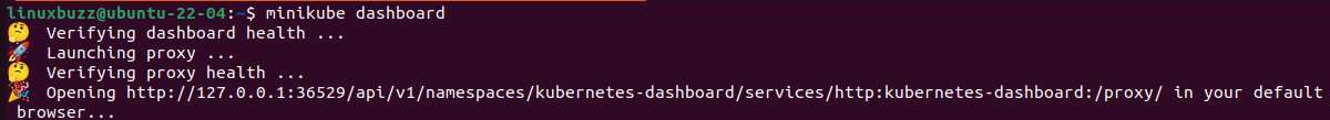 Starting-Kubernetes-Dashboard-Minikube