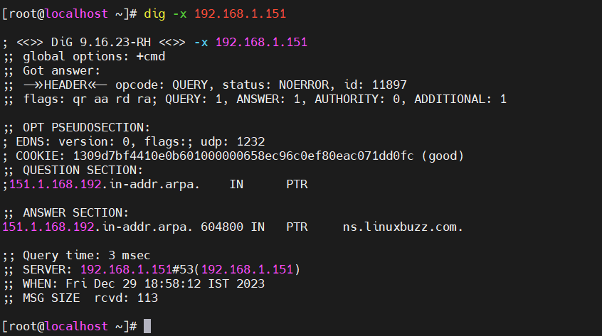 Dig-Reverse-DNS-Record-Information-Linux