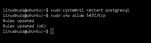 Allow-PostgreSQL-Port-Ubuntu-Firewall