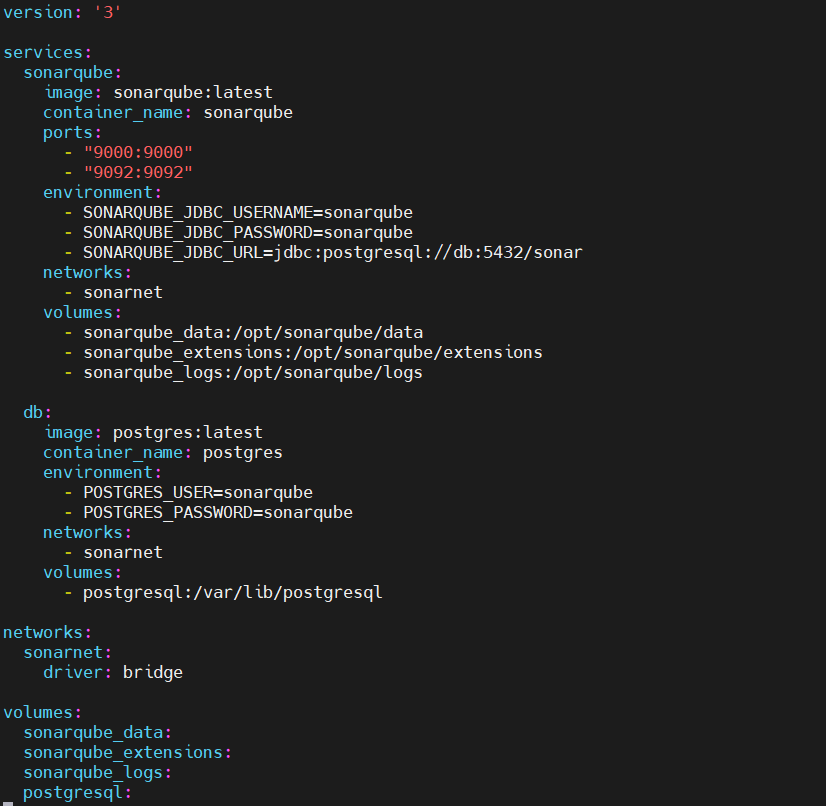 Docker-Compose-Yaml-File-SonarQube