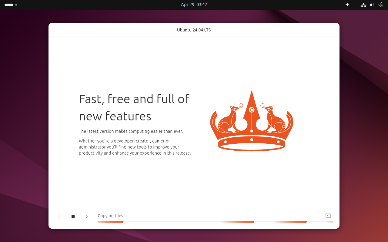 Ubuntu-24-04-Installation-Progress